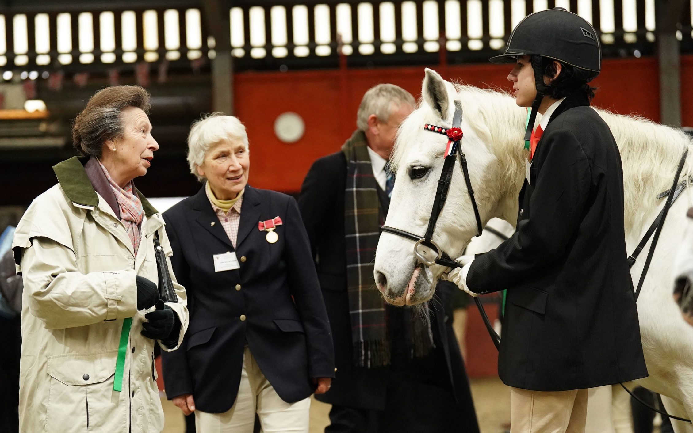 Princess Anne Thanks Well Wishers For Support For King During Visit To   BB1hZd0e.img