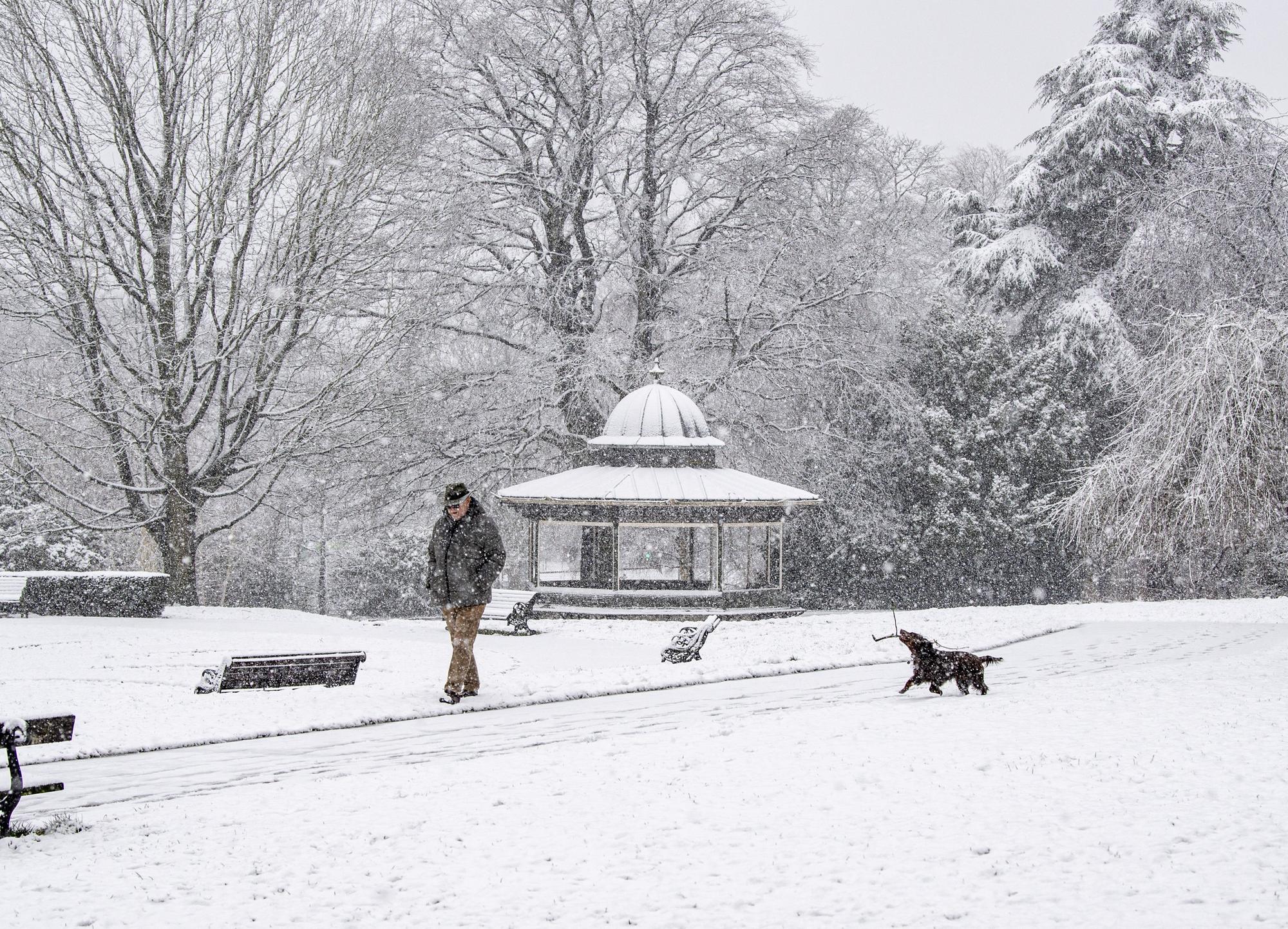 Snow In Yorkshire: Pictures Amid Snowfall Across The Region On Thursday