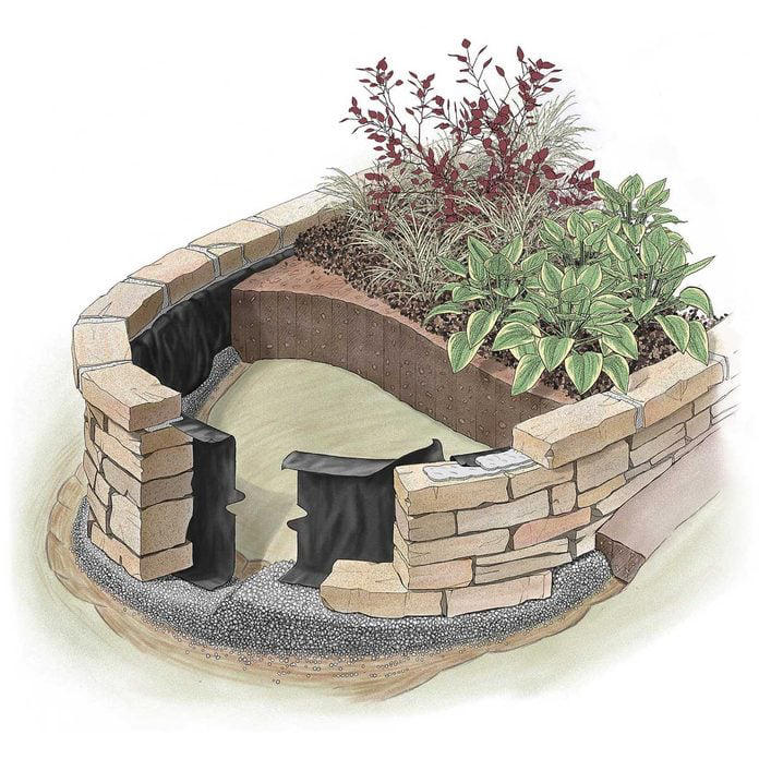 How To Build A Diy Raised Stone Garden Bed