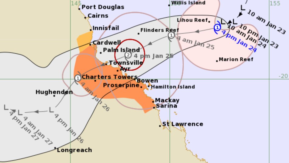 BOM declares Cyclone Kirrily with impacts expected on Queensland's ...