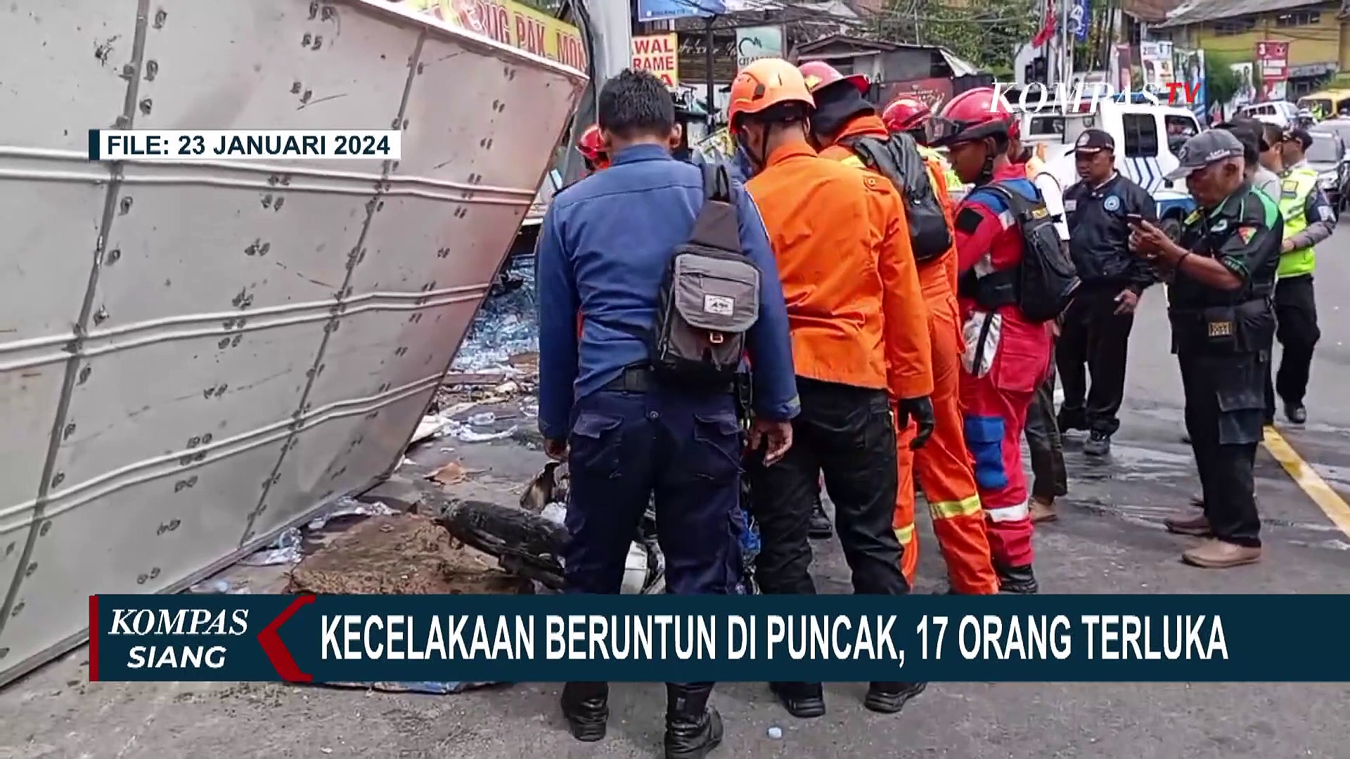 Kecelakaan Bruntun Di Puncak Bogor Diduga Karena Rem Blong, 17 Orang ...