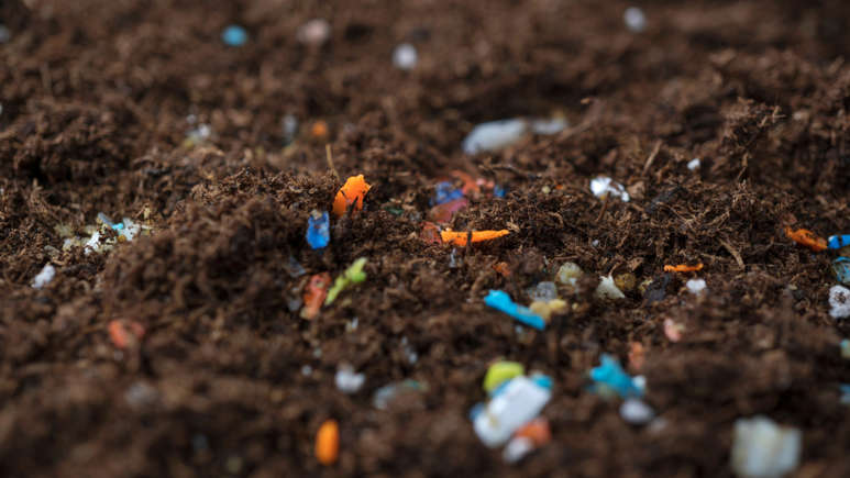 Microplastics in landbouwgrond