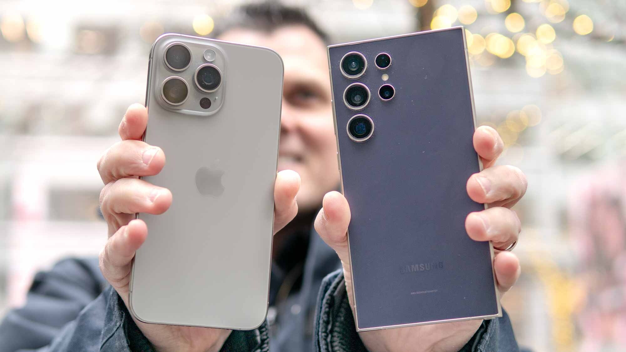android, i put the samsung galaxy s24 ultra vs iphone 15 pro max through a 7-round face-off — here’s the winner