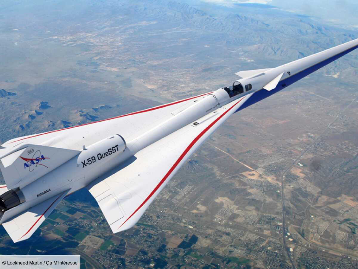 Le fils du Concorde" : le X-59, un incroyable avion supersonique et  silencieux