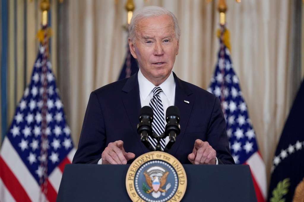 AI Biden tells people not to vote on election day