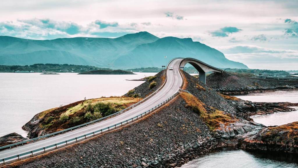 <p>You don’t have to face too many miles at the wheel to enjoy one of the top coastal drives on the planet. Norway’’s Atlantic Ocean Road covers a mere five miles and eight bridges. It connects the fjordland towns of Kristiansund and Molde. </p><p class="has-text-align-center has-medium-font-size">Read also: <a href="https://worldwildschooling.com/must-visit-european-cities/">Must-Visit European Cities</a></p>