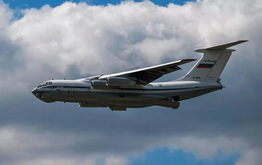 伊爾-76軍用運輸機在別爾哥羅德地區墜毀（照片：俄羅斯媒體）