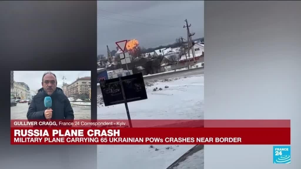 Russia says no survivors in Ukrainian prisoners plane crash