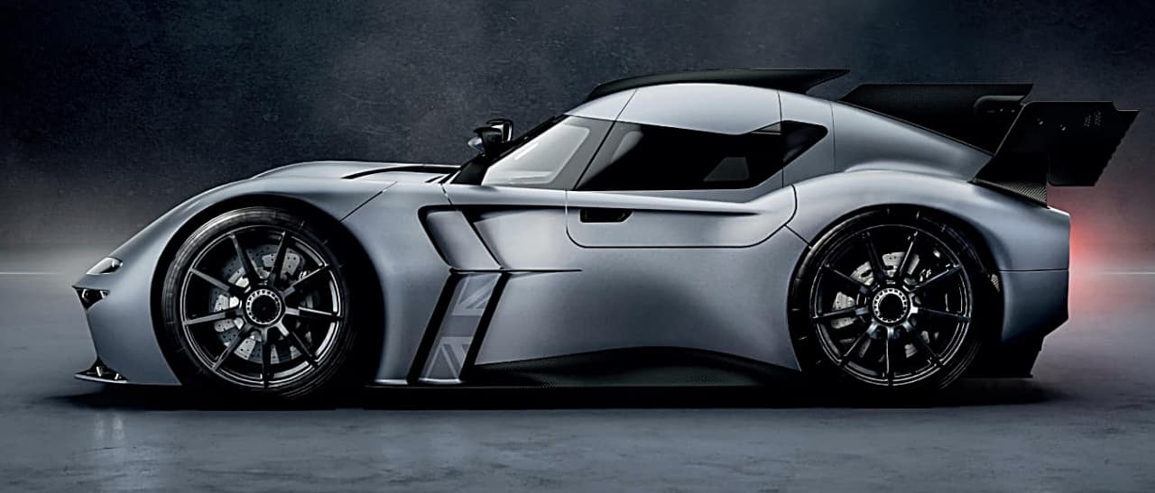 a new u.k. race car boasts zero to 60 in 1.4 seconds. and you can buy one in the u.s. next year.