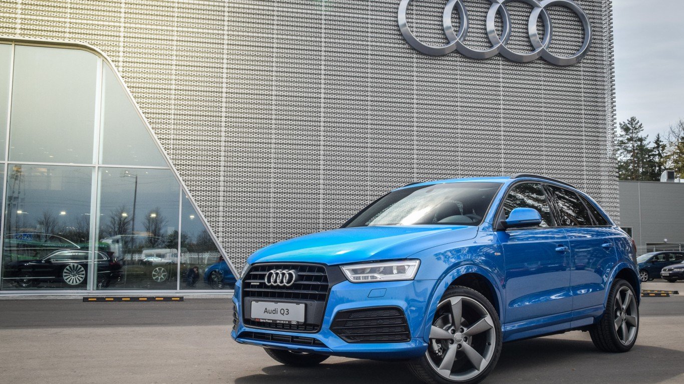 <p>Another option from Audi, the Q3 is a compact SUV that’s functional, great-looking, and fun to drive. It’s an entry-level SUV from the brand, but again, the Audi name goes a long way in making this vehicle a luxury option for less. It has 184-hp (or 228-hp, depending on the engine you choose) and offers some practicality for family use.</p> <ul> <li><strong>Price: </strong>$36,000-$56,950</li> <li><strong>Body Style: </strong>SUV</li> <li><strong>Power-Type: </strong>Gas/Electric Hybrid</li> </ul> <p>Agree with this? Hit the Thumbs Up button above. Disagree? Let us know in the comments with what you'd change.</p>