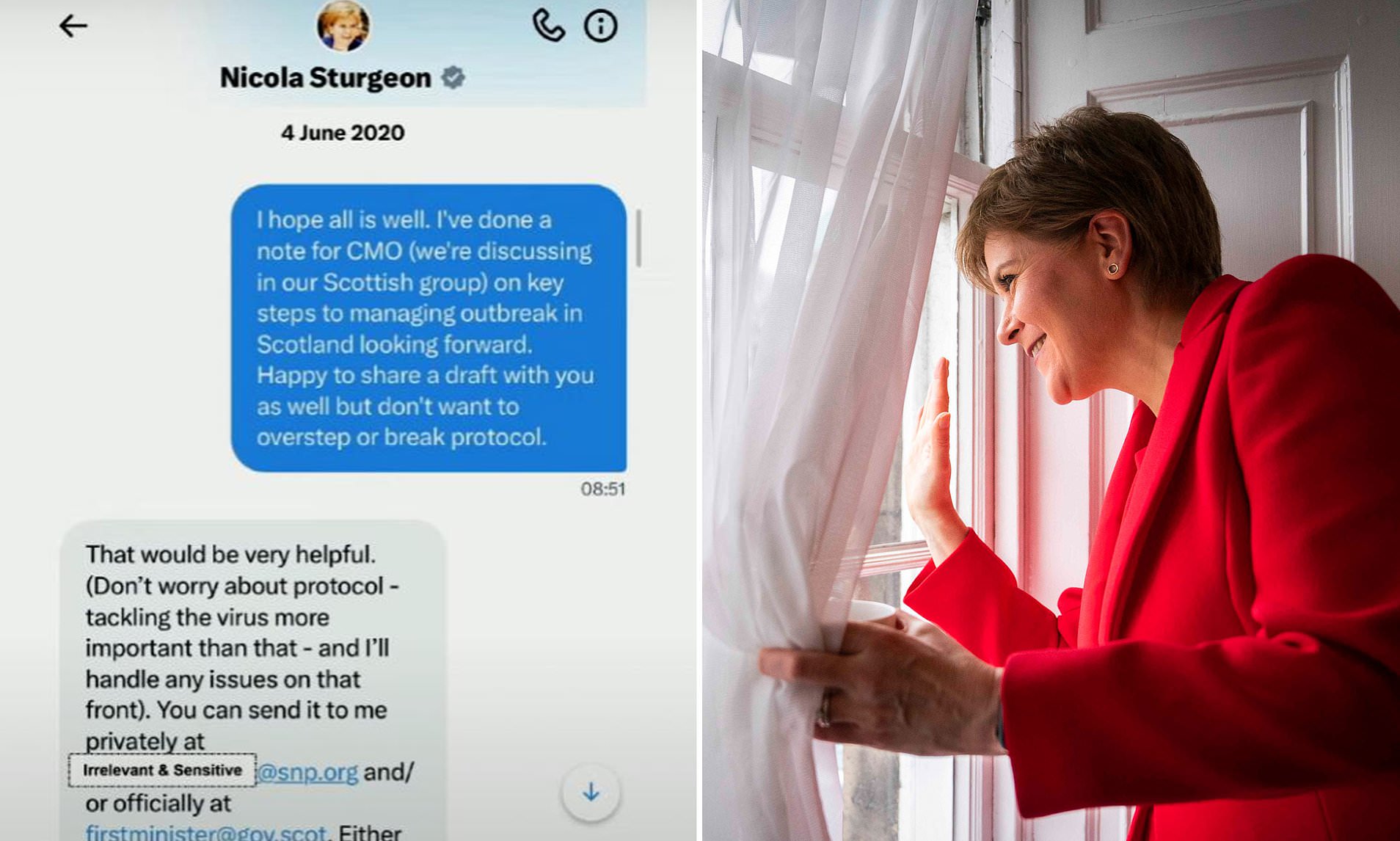 Nicola Sturgeon Under Pressure To Release Covid Emails Sent To Her ...