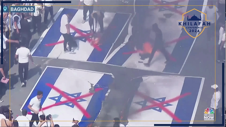 A screengrab from a promotional video advertising the Hezb ut Tahrir Khilafah Conference 2024. A screengrab from a promotional video advertising the Hezb ut Tahrir Khilafah Conference 2024.