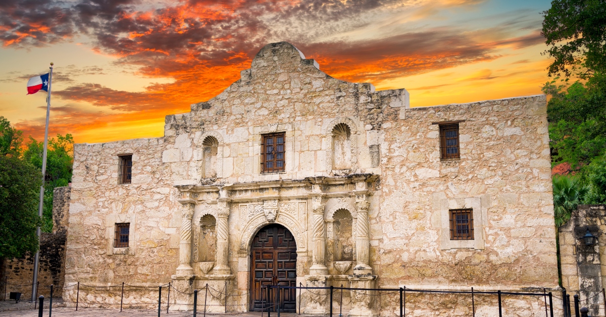 <p> The historic buildings, artifacts, gardens, and history at the Alamo draw more than two million visitors annually.  </p> <p> The Alamo church, cannons, barracks, and other remnants from the 1836 battle are still on the grounds today — offering visitors an incredible glimpse into the past.  </p>