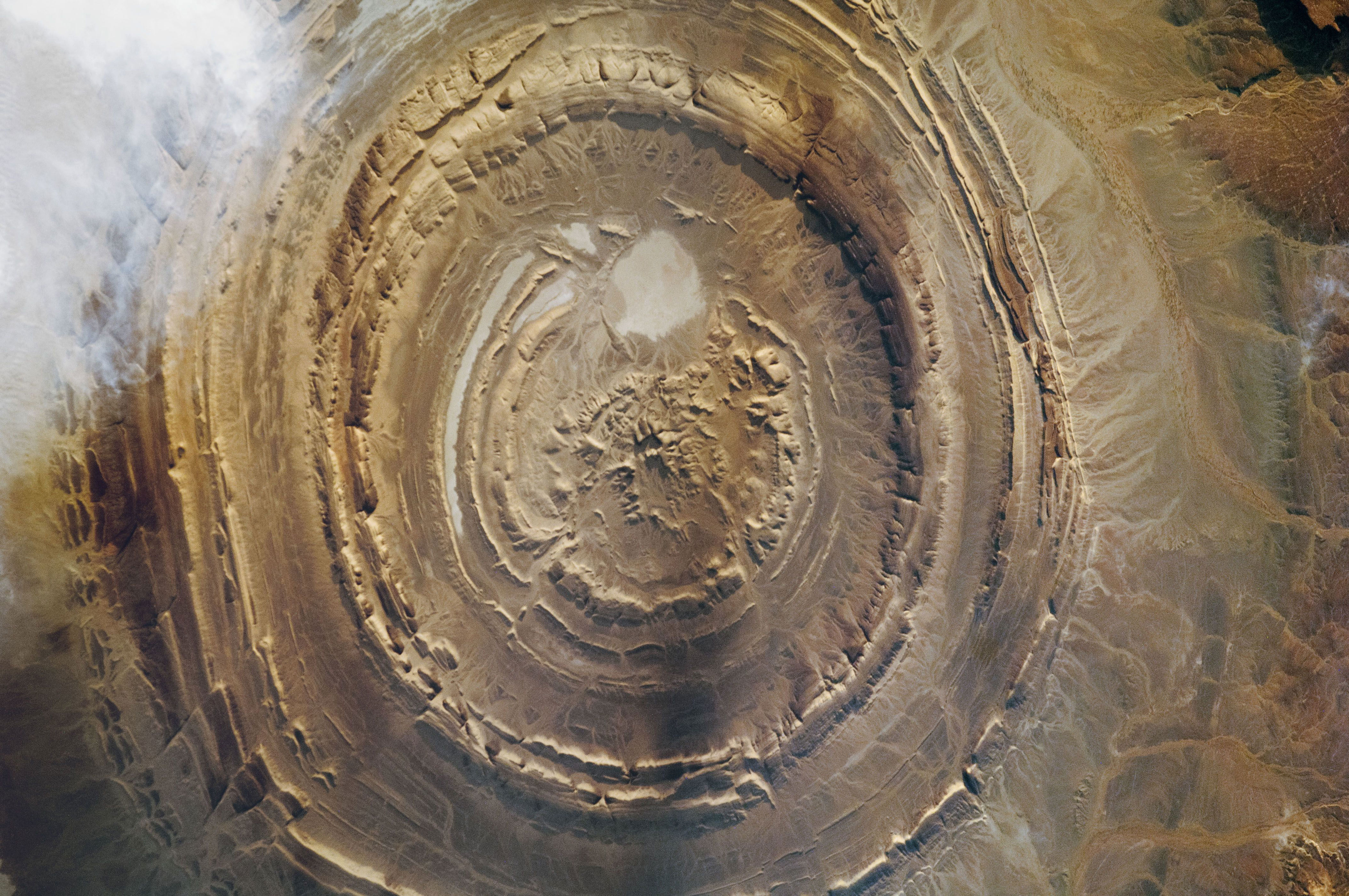este es el misterioso “ojo geológico” de la tierra que mira al espacio
