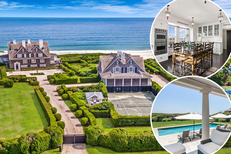 This grand Hamptons estate once asked $150M — and just sold at auction ...