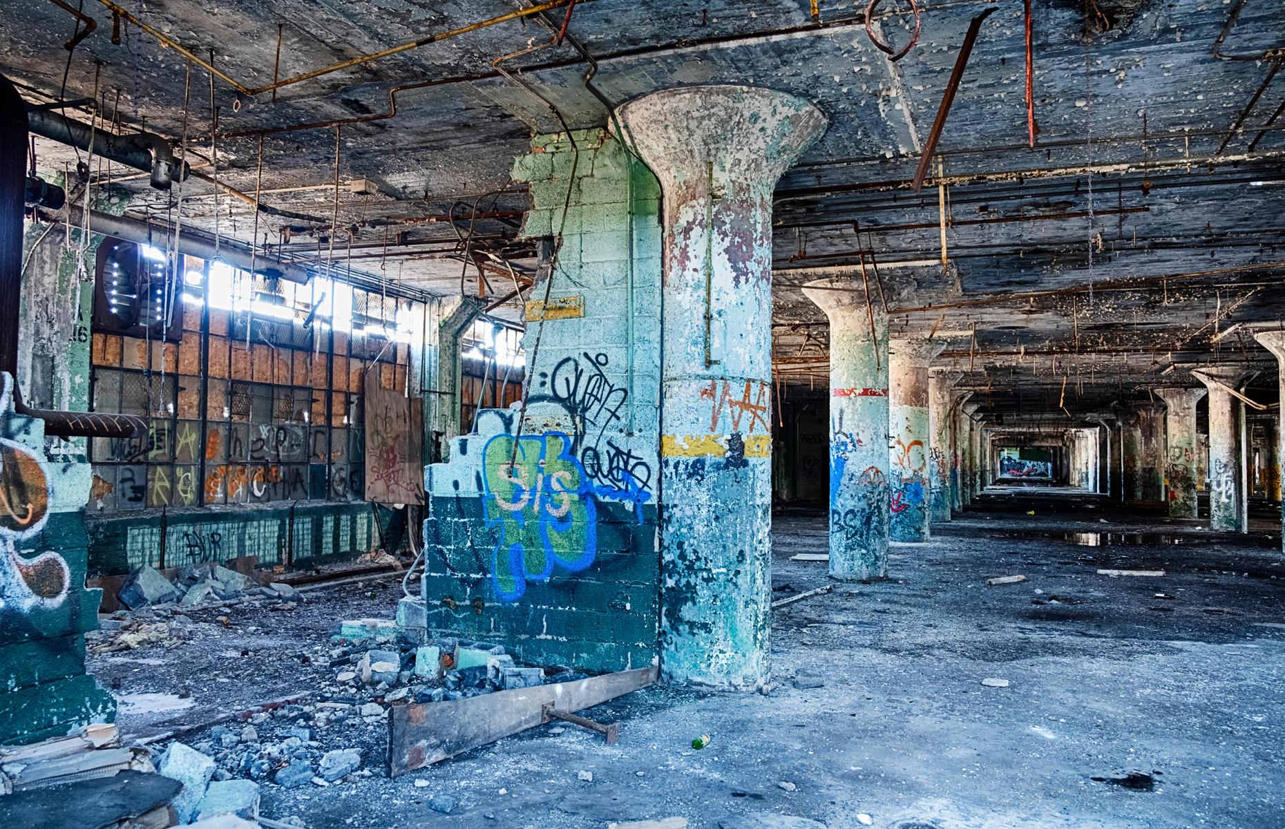 Inside the factories that were completely abandoned