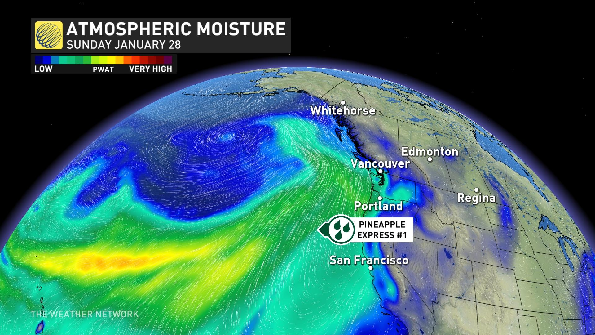 Dreaded Pineapple Express Set To Obliterate The Snowpack In Parts Of B.C.