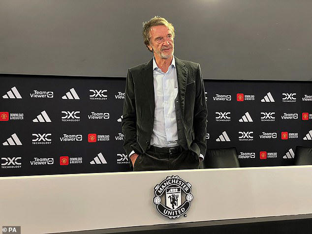 Sir Jim Ratcliffe is set to invest £235m on club infrastructure after securing his stake in United