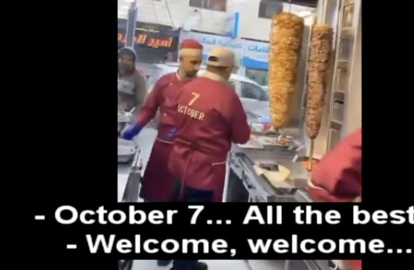 lapid calls on jordan to condemn new 'october 7'-themed shawarma shop