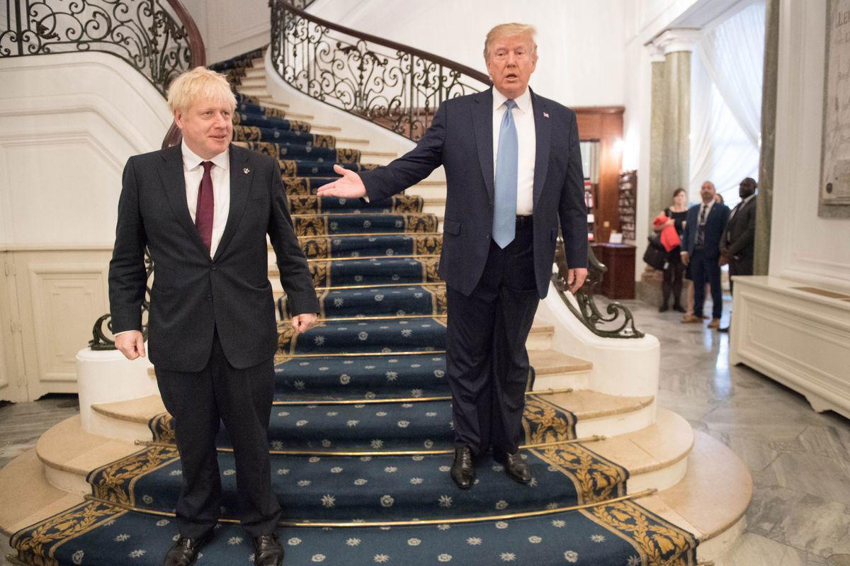 Boris Johnson hofft auf eine Rückkehr Trumps