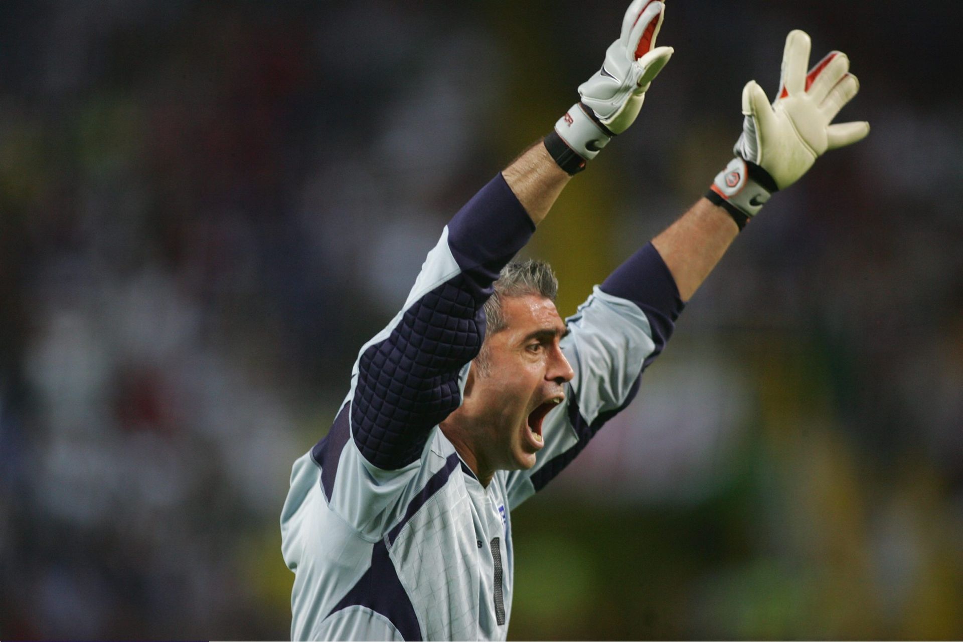<p>                     Antonios Nikopolidis won 90 caps for Greece between 1999 and 2008 and was in goal for his nation's historic European Championship win in 2004.                   </p>                                      <p>                     Nikpolidis was instrumental in Greece's triumph, which was built on a solid defence, and he was named in the team of the tournament after keeping clean sheets against France, Czech Republic and hosts Portugal in the knockout stages. At club level, he won six Greek titles in the 2000s.                   </p>