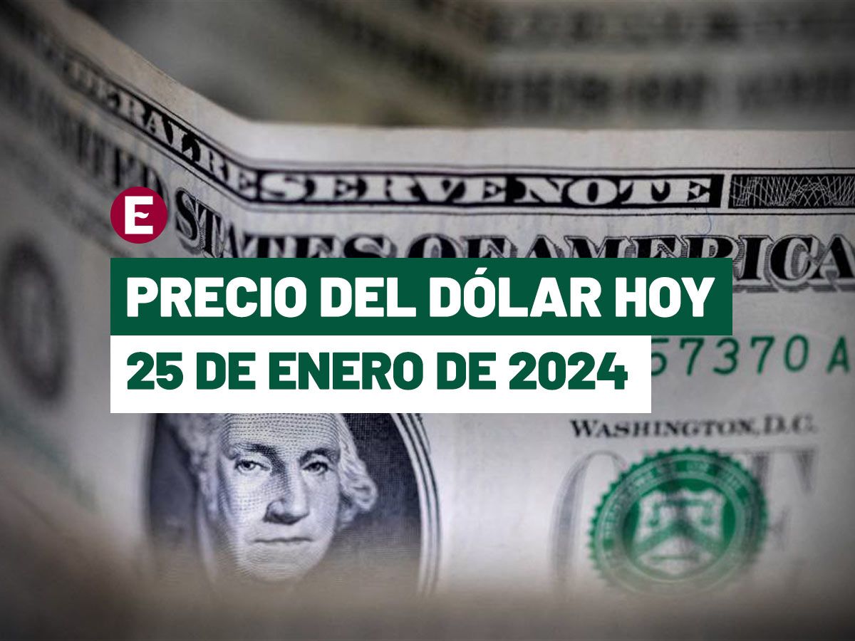 ¡peso sube levemente! precio del dólar hoy 25 de enero de 2024