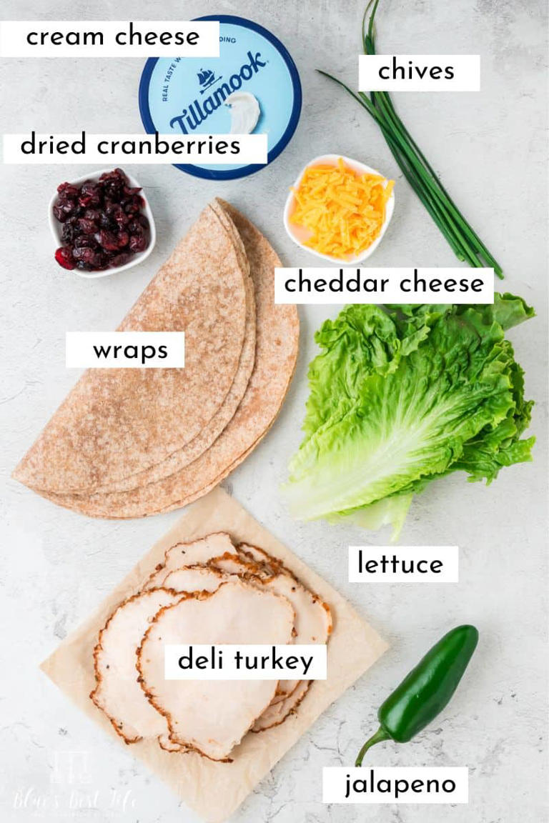 Easy Turkey Pinwheel Sandwiches With Cream Cheese
