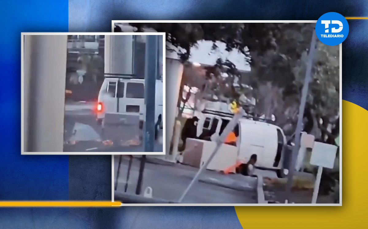ladrones roban cajero automático de un banco y se lo llevan arrastrando con su camioneta | video