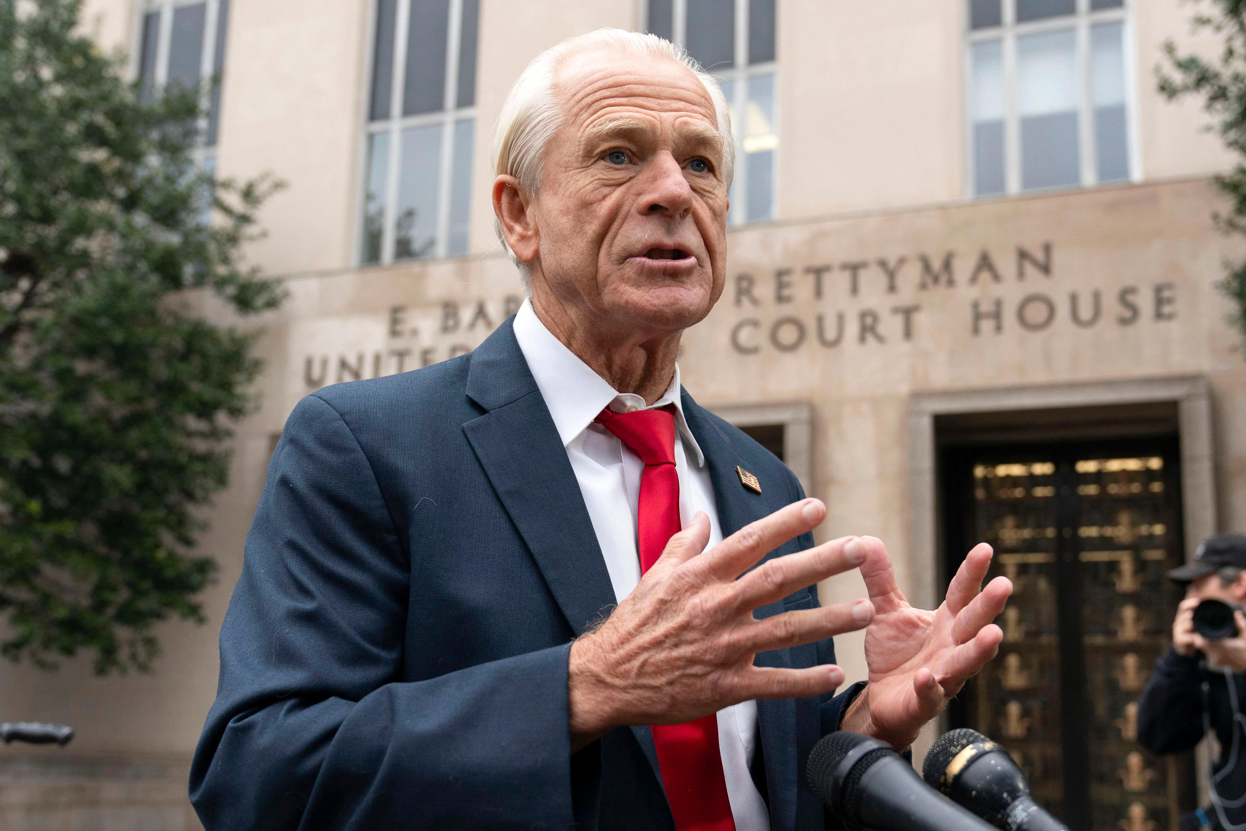 judge orders peter navarro, a former white house aide to donald trump, jailed while appealing contempt conviction