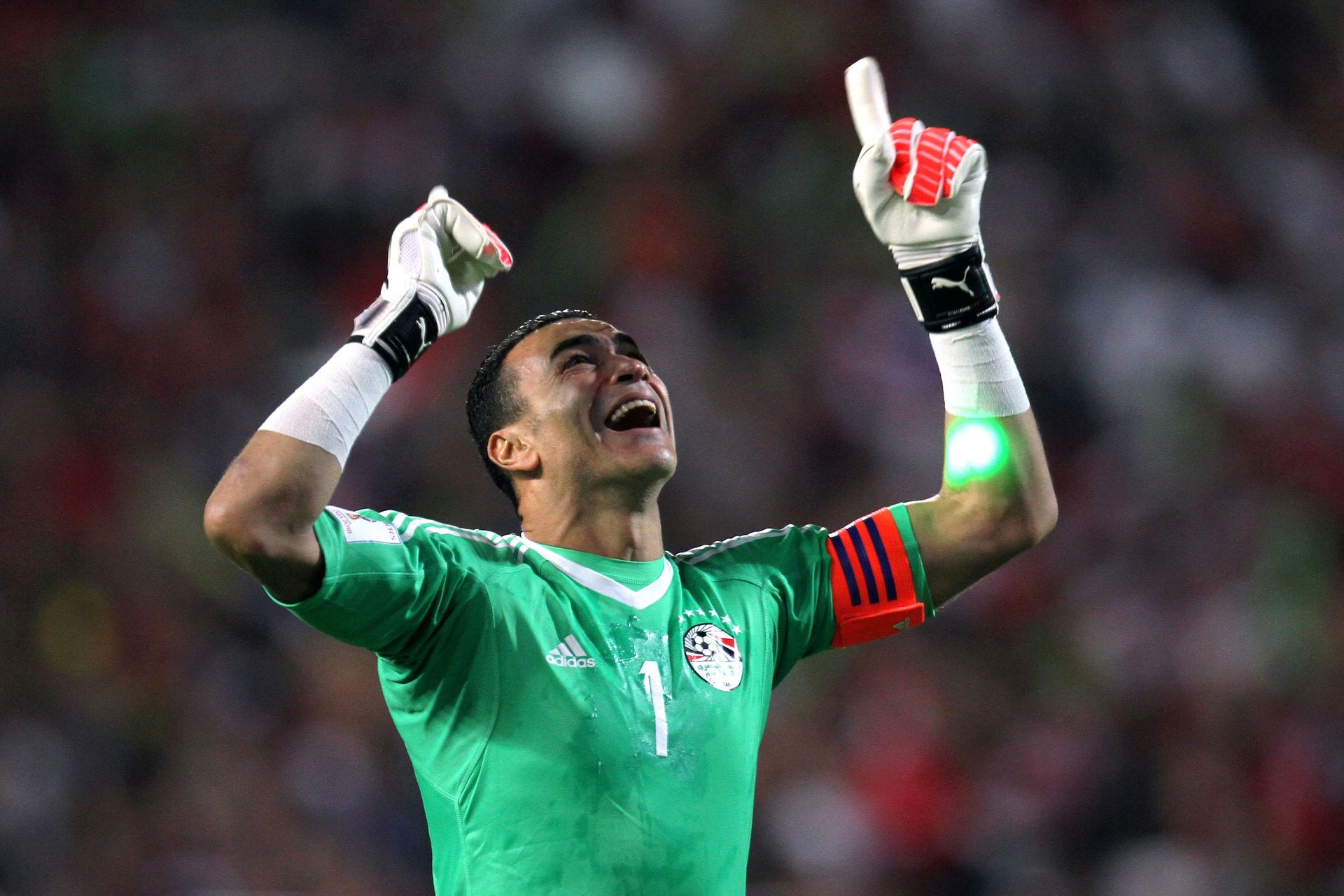 <p>                     Essam El-Hadary won 159 caps for Egypt between 1996 and 2018 and is considered by some to be the greatest goalkeeper ever from Africa.                   </p>                                      <p>                     A four-time Africa Cup of Nations winner, El-Hadary was named as the tournament's best goalkeeper in 2006, 2008 and 2010. He was also best goalkeeper in the CAF Champions League on three occasions – in 2001, 2005 and 2006 – and won a string of honours for club side Al-Ahly.                   </p>