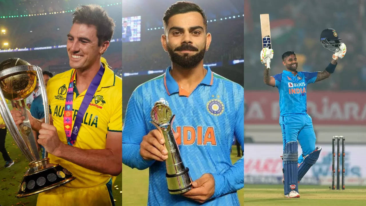 ICC Awards 2023 Winners List Virat Kohli, Pat Cummins, Suryakumar