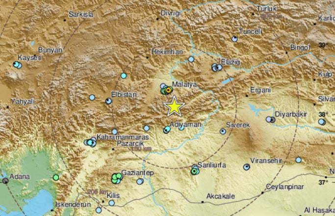 σεισμός 5,2 ρίχτερ στην ανατολική τουρκία