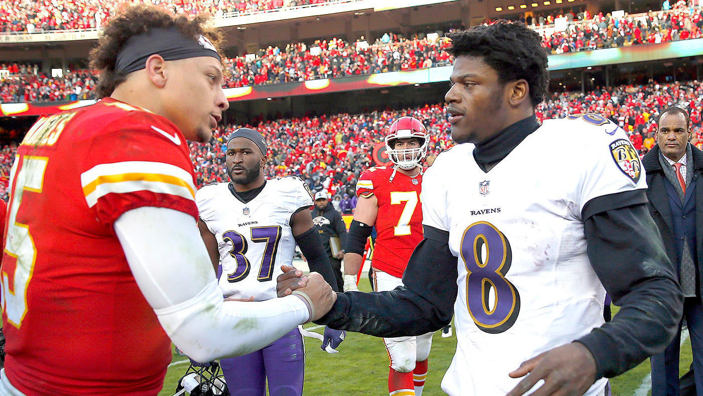Patrick Mahomes vs. Lamar Jackson Tale of the tape as Chiefs, Ravens QBs square off in 2024 AFC