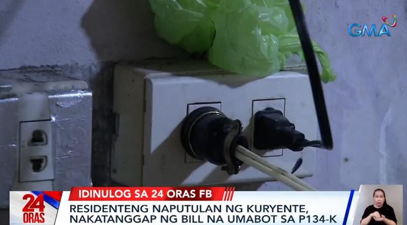 family's power connection cut off since pandemic, receives p134,000-bill