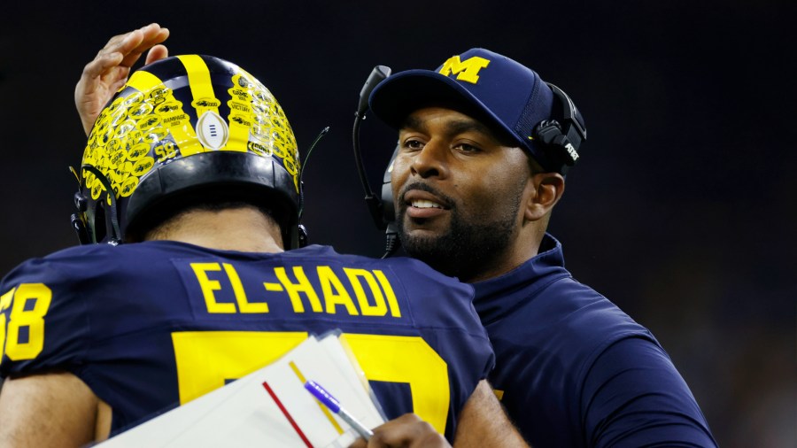 Michigan Promotes Offensive Coordinator Sherrone Moore To Replace Jim ...