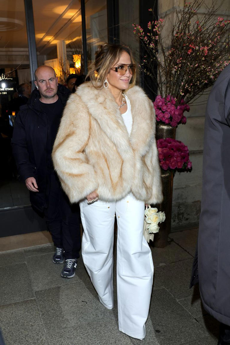Jennifer Lopez Dressed Like the Main Character She Is During Couture Week