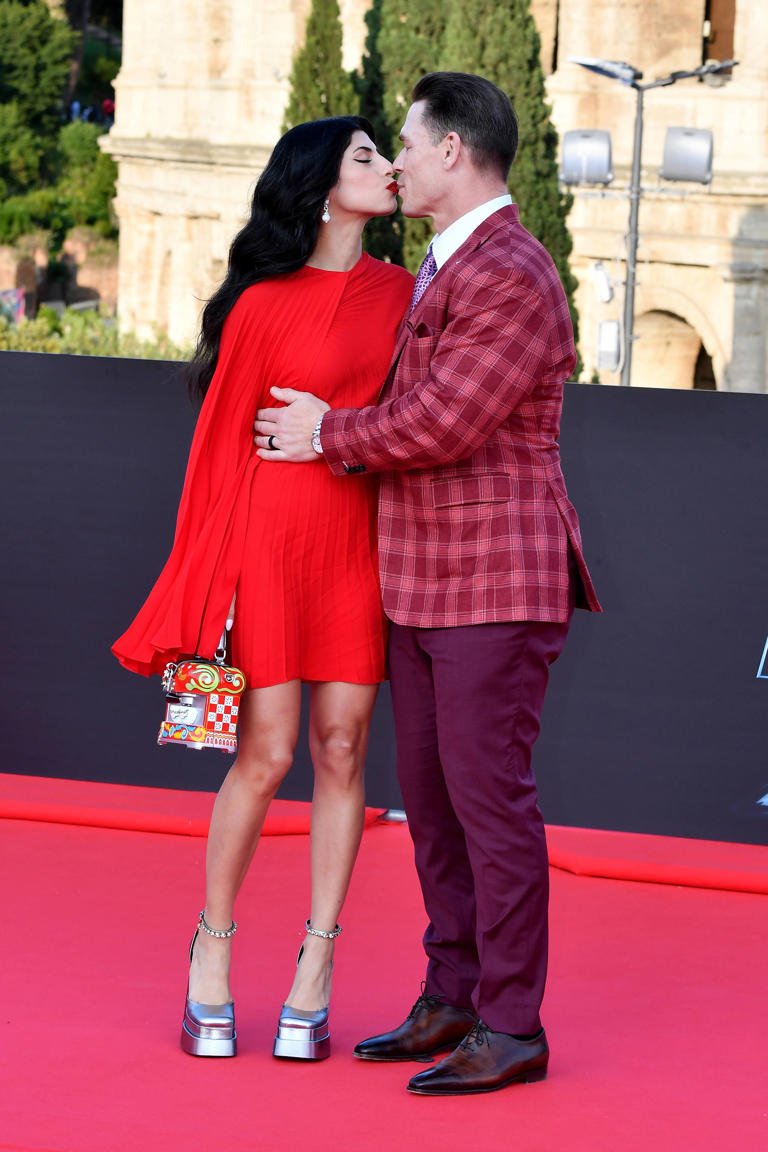 John Cena, Wife Shay Shariatzadeh Enjoy Date Night at 'Argylle' Premiere