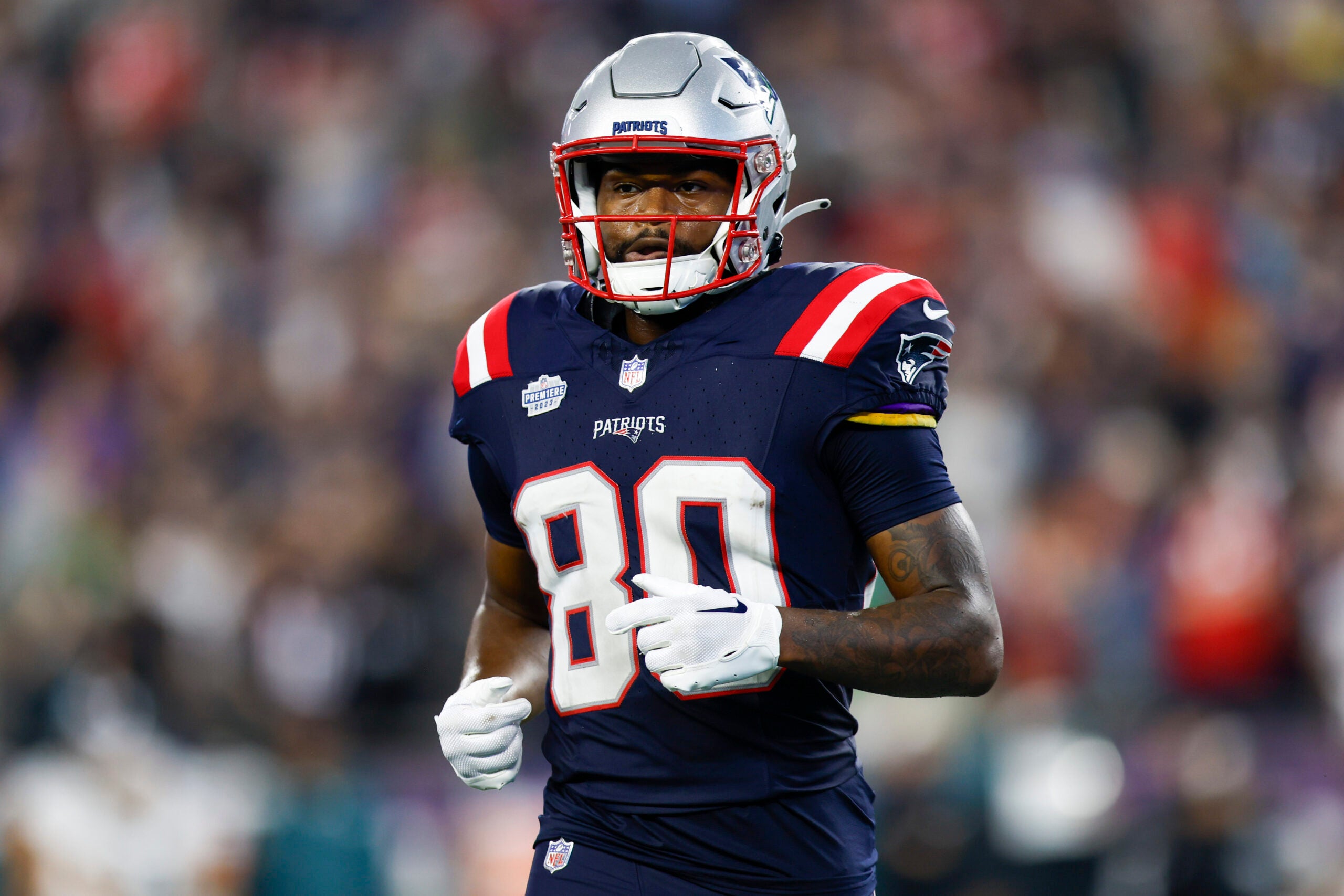 Patriots Wide Receiver Kayshon Boutte Arrested On Online Gambling Charges