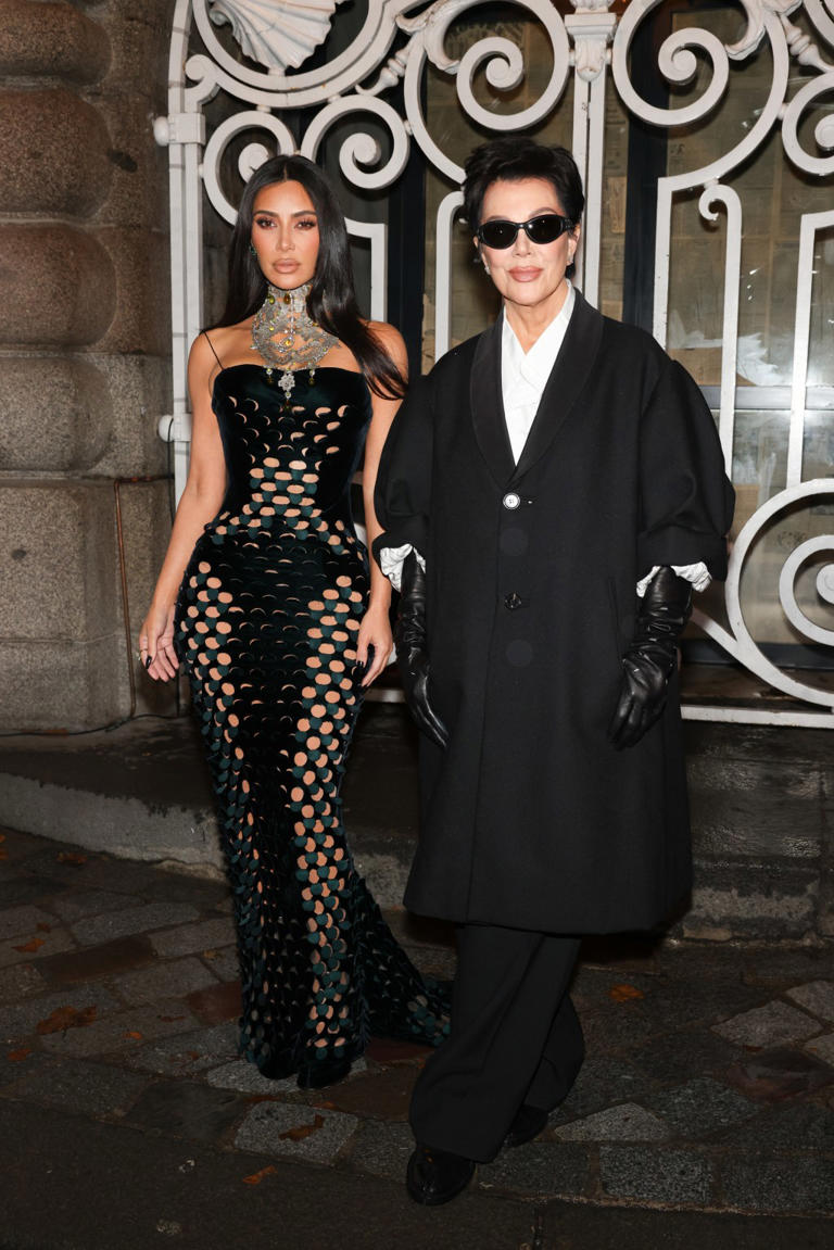 Kim Kardashian and Kylie Jenner have mermaid moment at Maison Margiela ...
