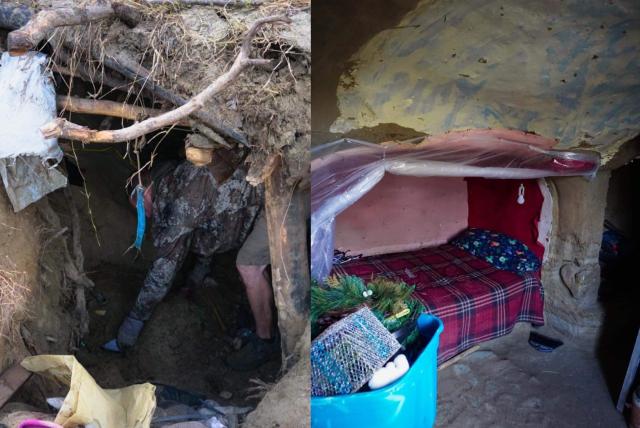 sorpresa en california por las cuevas amuebladas que encontraron y se usaban como casas