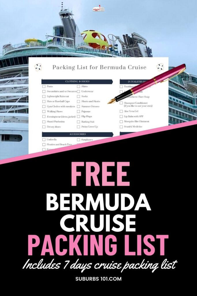 Learn To Pack Like A Pro Free Bermuda Cruise Packing List 7292