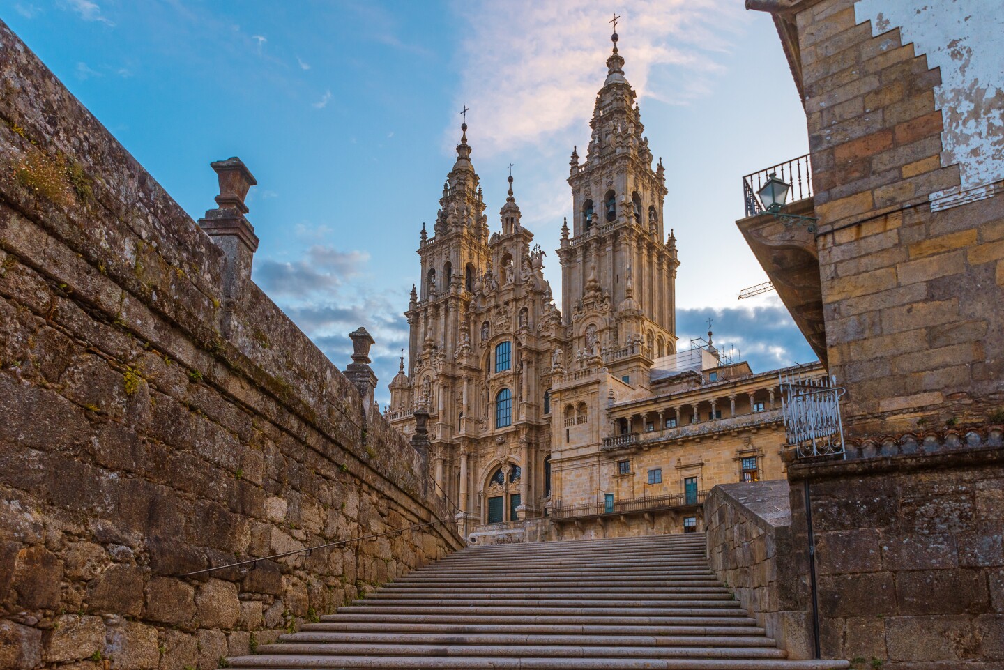 <h2>10. Santiago de Compostela</h2> <p><i>Galicia</i></p> <p>During the Middle Ages, people walked from the south of France to the northeastern tip of Spain as a way to show faith, establishing a 500-mile route known as the Camino de Santiago. Santiago de Compostela, the capital of Galicia, is the endpoint of this pilgrimage and punctuates the end of the trip with its Romanesque-style cathedral. Even if you’re not a pilgrim, this city is a worthwhile place for exploring religious history and some of the dishes Galicia has to offer, from regional cheeses to seaside delicacies like <i>percebes</i> (aka barnacles).</p>