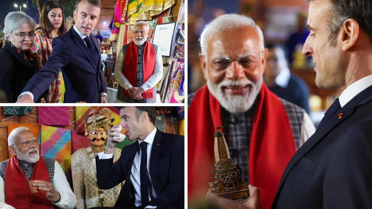 WATCH | Indian PM Modi Gifts Replica Of Ram Temple To French President ...