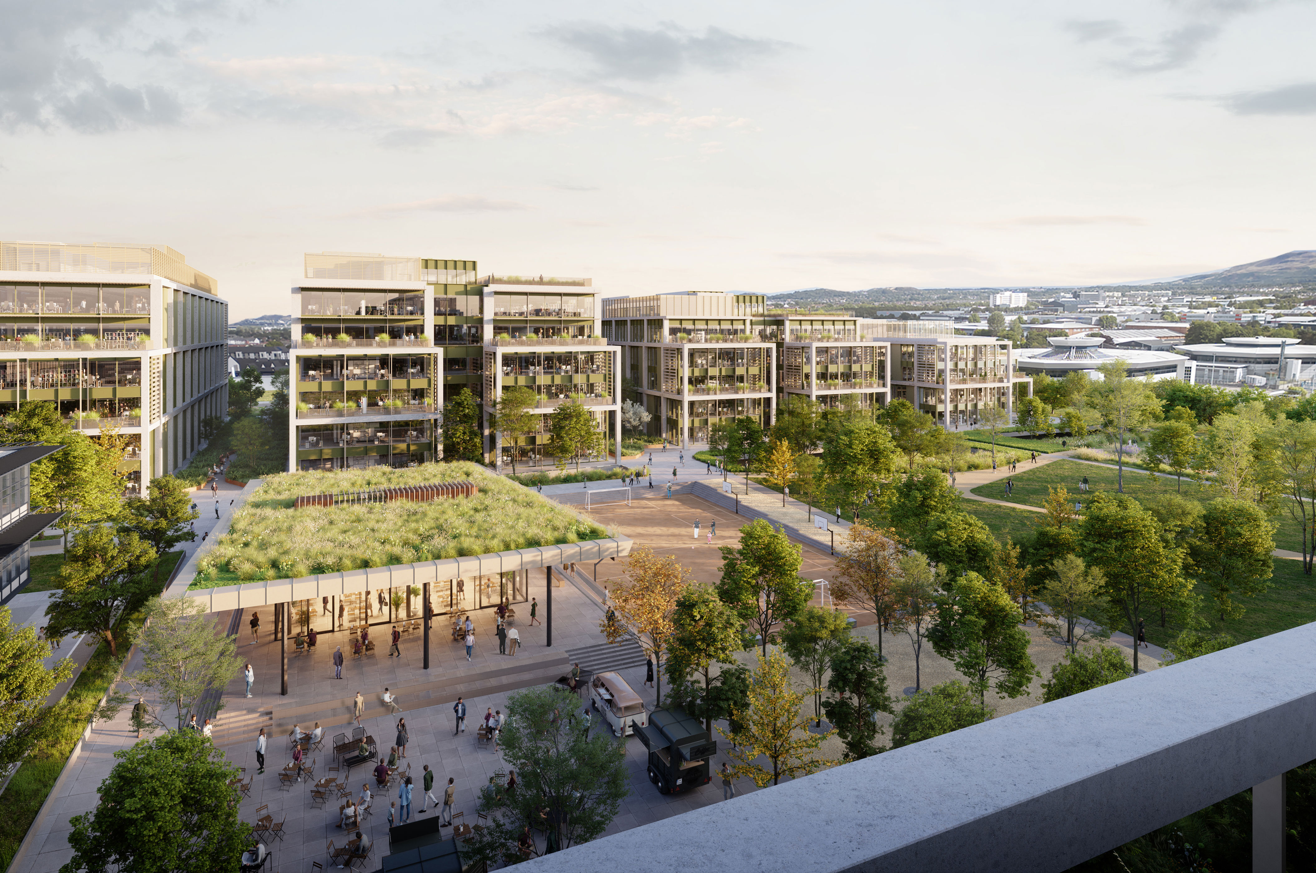 'edinburgh green' major office development gets go-ahead at edinburgh park