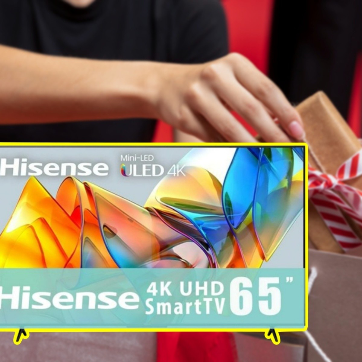 ¿pantalla nueva? bodega aurrera tiene smart tv hisense 65'' con 4k y google tv en oferta