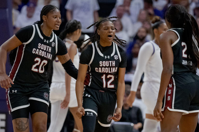 South Carolina women's basketball rallies for 7670 win vs LSU after