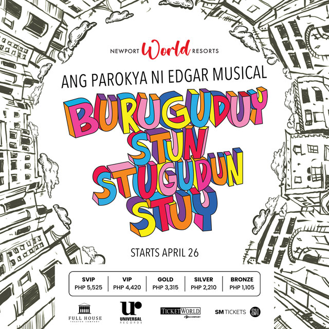tickets to parokya ni edgar musical are now on sale