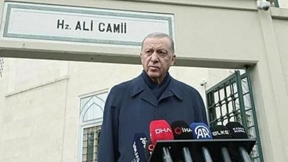 başkan erdoğan, cuma namazını hazreti ali camisi'nde kıldı