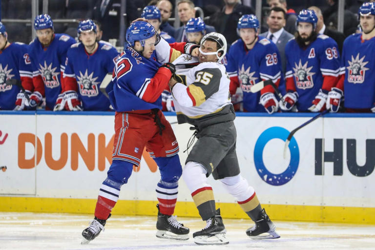 Rangers take on Golden Knights with a sense of urgency