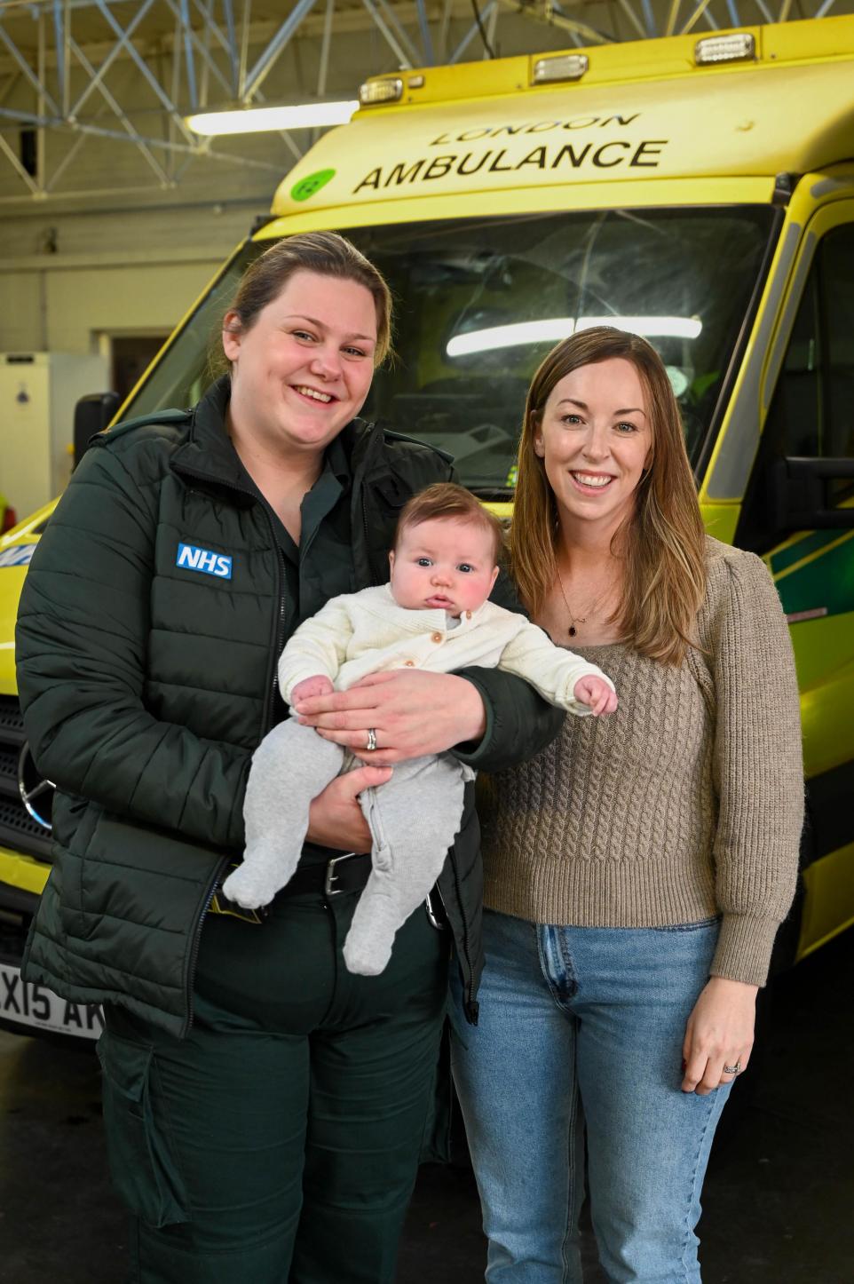 Three-month-old Baby Girl Reunites With Paramedic Who Saved Her Life